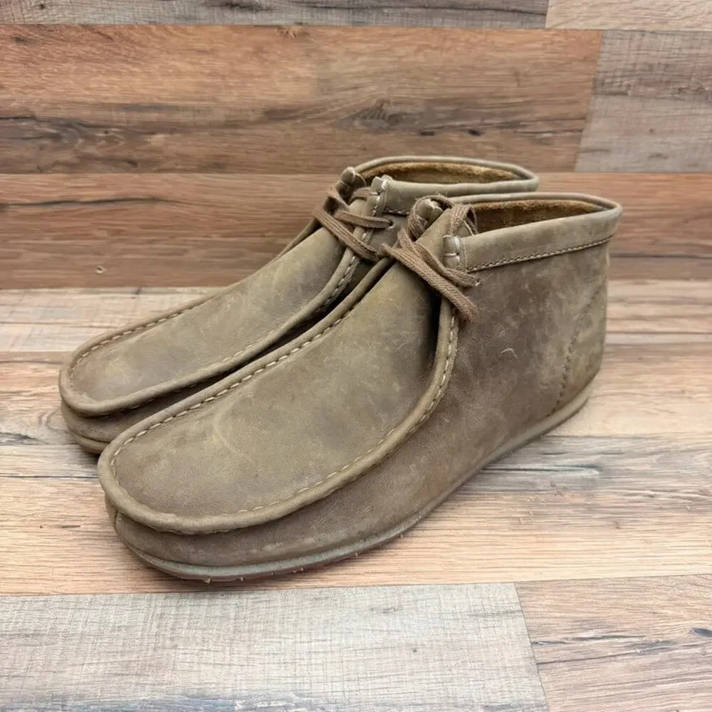 Clarks Originals Wallabee Men’s  Size 11.5 Brown Classic Moccasin Shoes